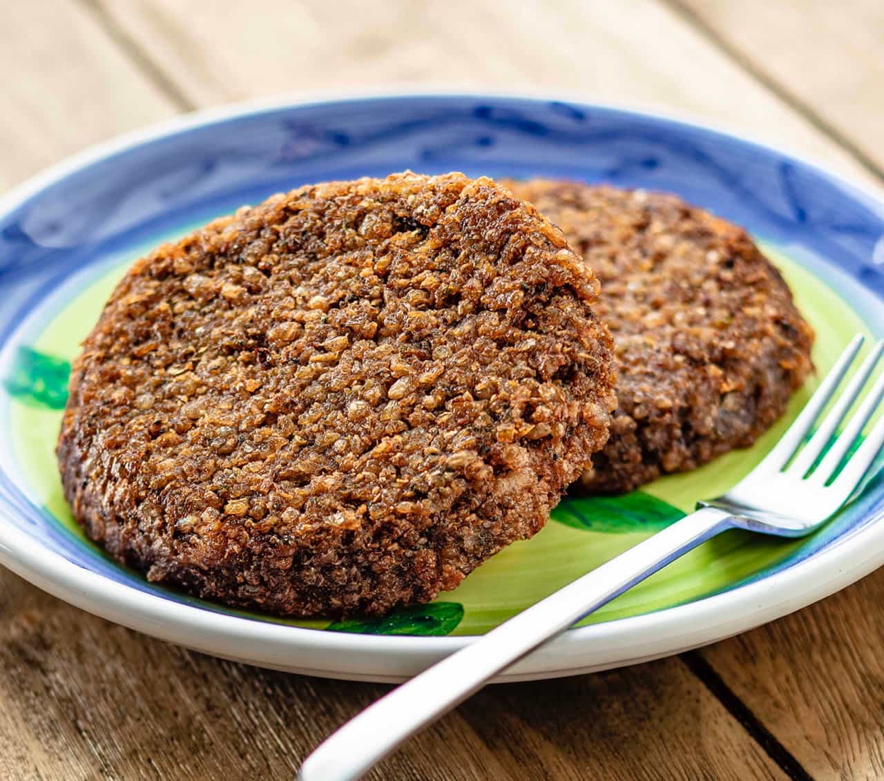 Veggie burger patties
